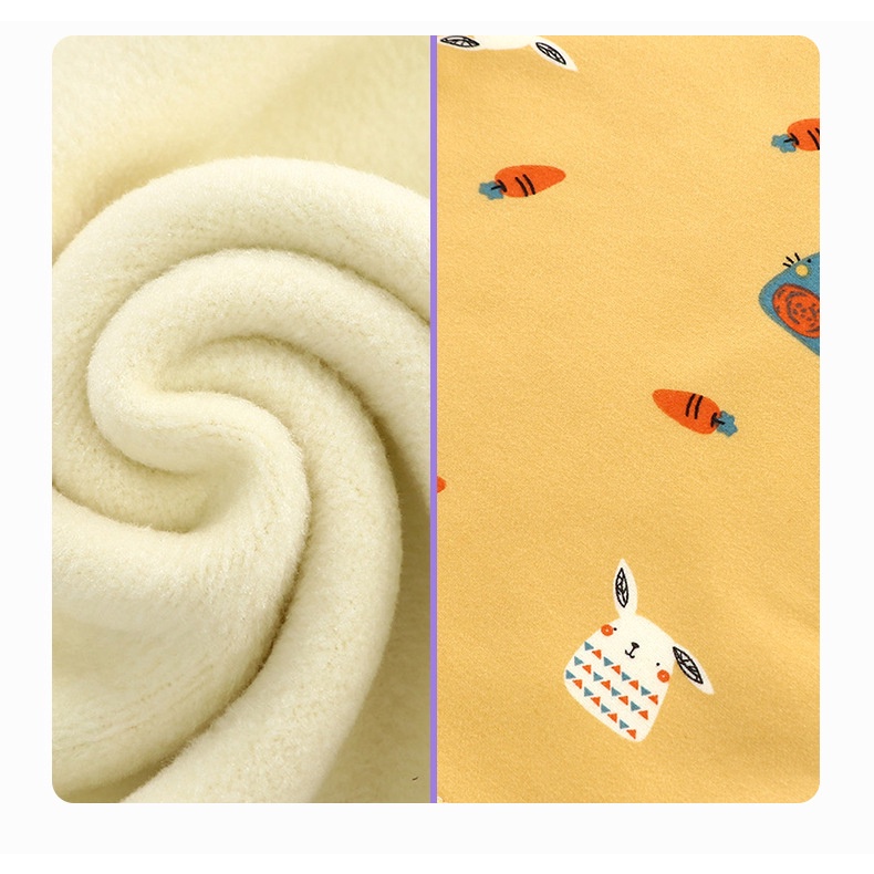 Áo Khoác Nhung Dày Giữ Ấm Mùa Thu Đông Dành Cho Bé 0-6 Tuổi