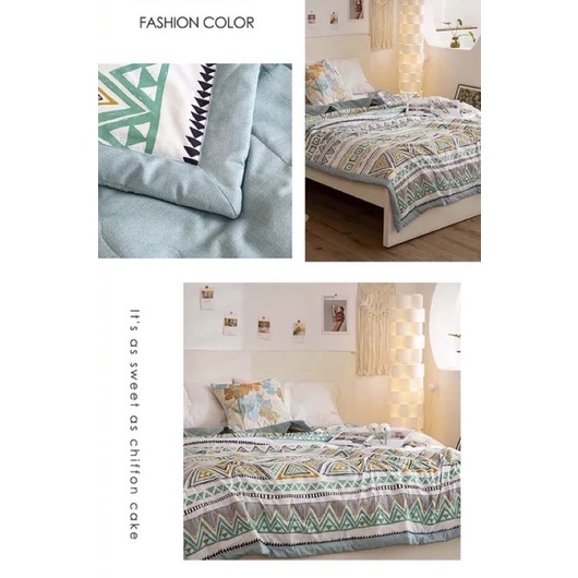 Chăn cotton đũi hè nhập khẩu loại đẹp , mềm mịn thoáng mát , chăn đũi cotton hè mẫu KẺ HOA mới nhất kích thước 2m x 2m2