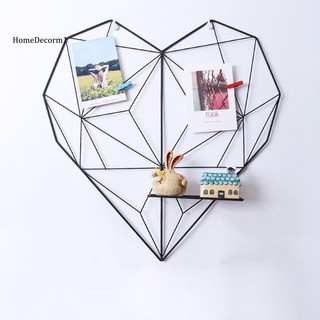 Khung Ảnh Treo Tường Bằng Dây Sắt Hình Trái Tim Dễ Thương Với Kích Thước   Tiện Dụng