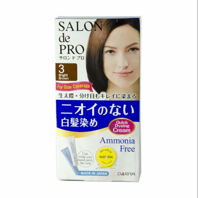 Kem nhuộm tóc bạc SALON de PRO 80gr
