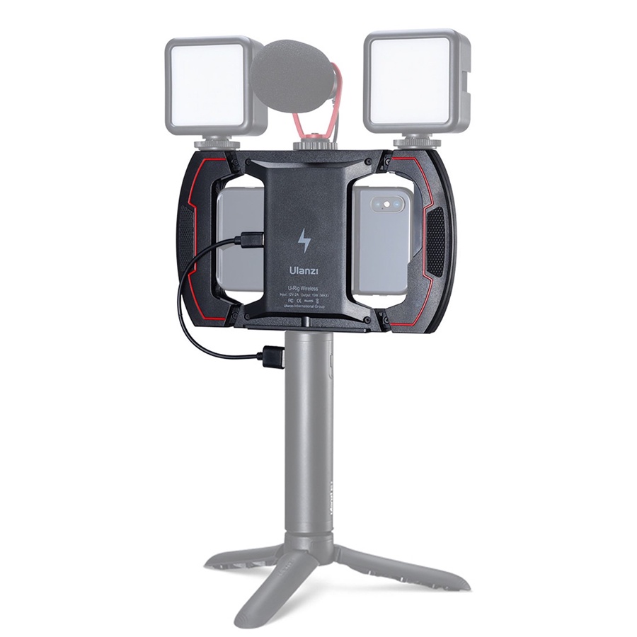 ULANZI U-RIG WIRELESS - Khung Cầm Tay Quay Phim Tích Hợp Sạc Không Dây Dành Cho Điện Thoại