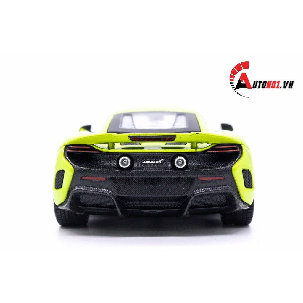 MÔ HÌNH XE MCLAREN 675LT GREEN 1:24 WELLY 5172