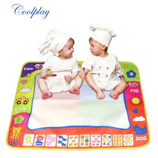 Thảm vẽ Coolplay 4 màu cỡ lớn kèm 2 bút ma thuật dành cho bé