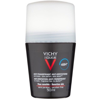 Màu đen - Lăn khử mùi Vichy(Pháp)