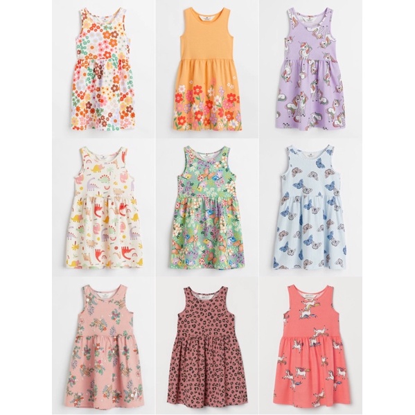 Váy bé gái H&M, nhập khẩu chính hãng H&M 100%, chất liệu cotton mềm mát