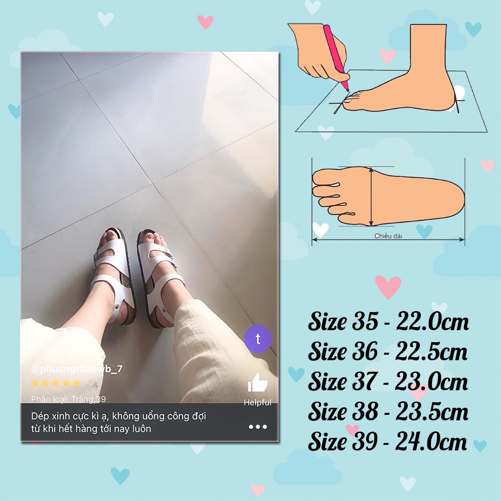 Giày sandal nữ 2 quai đế trấu