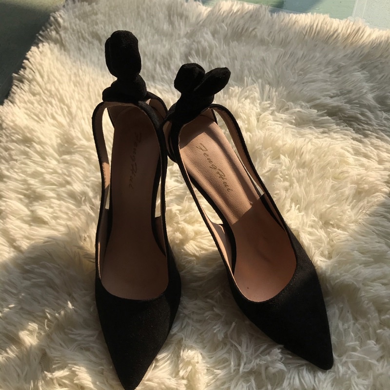 Pass giày cao gót đuôi nơ 10cm