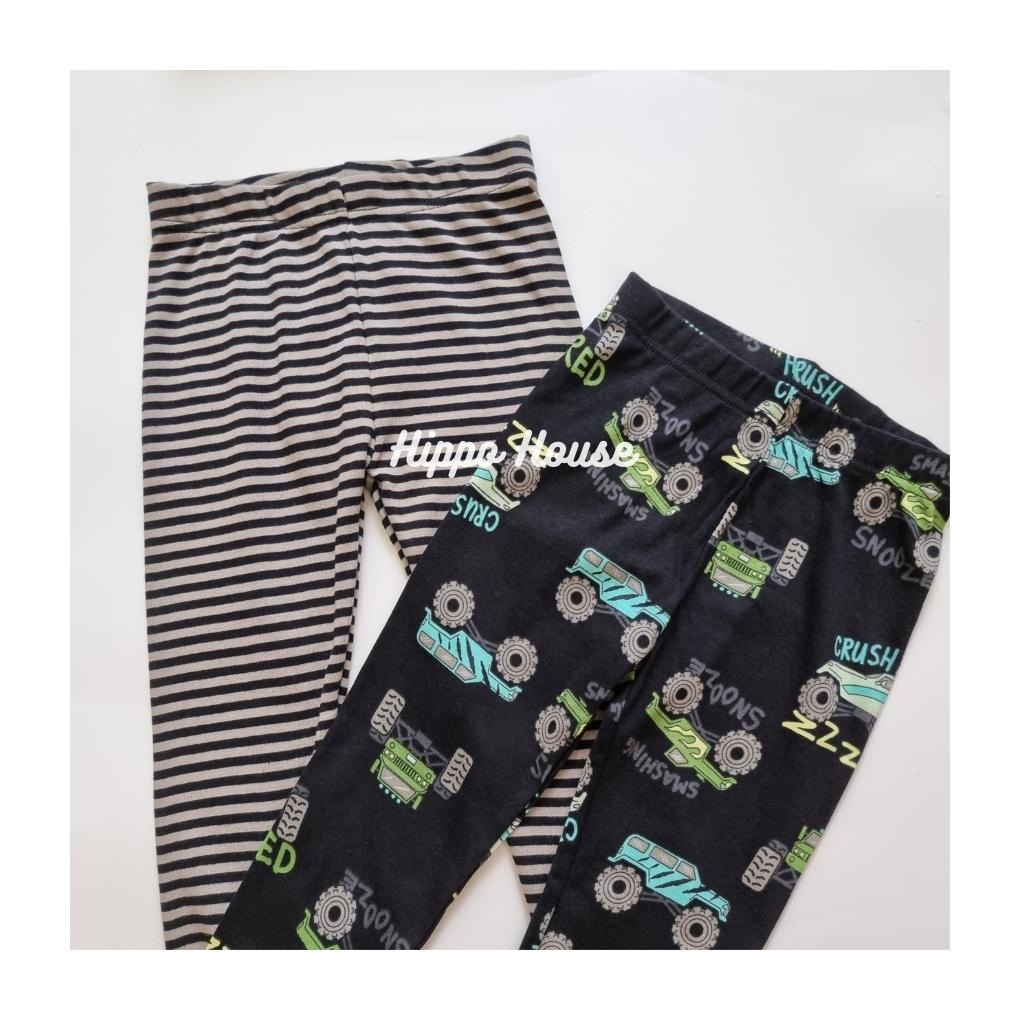 XẢ KHO Quần Dài Cho Bé Trai Bé Gái, Quần Lẻ Cotton Xuất Dư Size 4 -14 Tuổi Hippo House