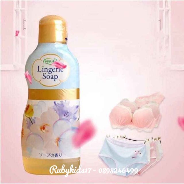 Dung dịch giặt đồ lót Lingerie Soap 120ml nội địa Nhật