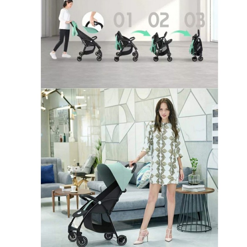 Xe đẩy cho bé gấp gọn Baobaohao A7