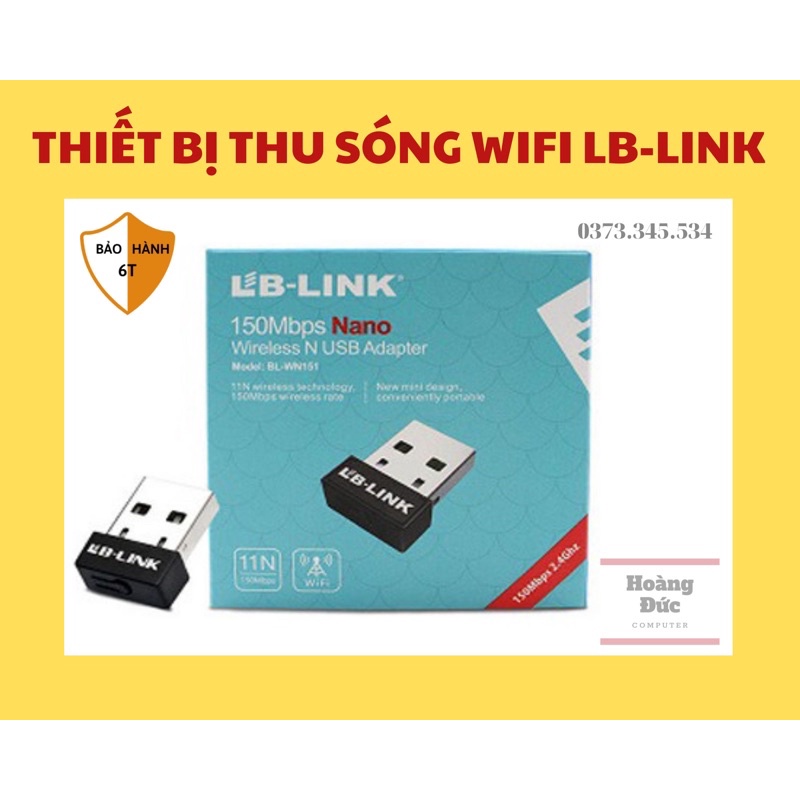 USB wifi PC LB-Link, thu wifi PC dành cho máy tính để bàn - Tốc độ cao