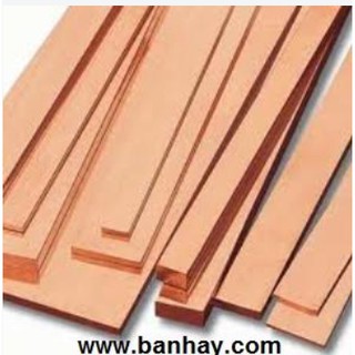 Thanh đồng đỏ dày 4mm