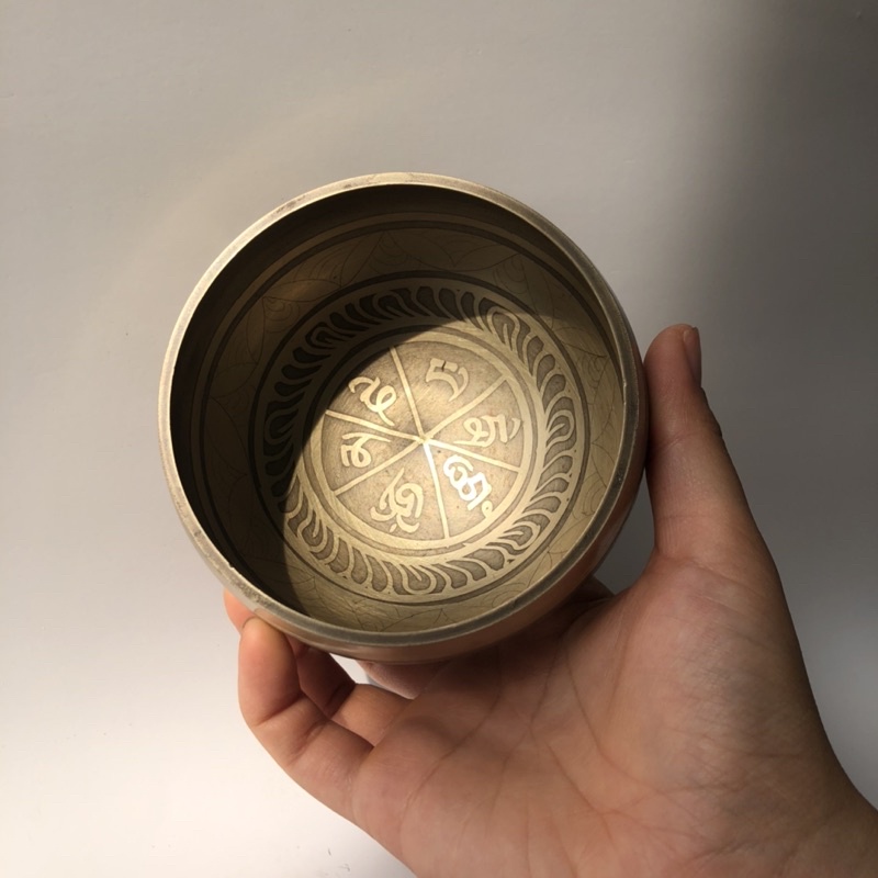 Chuông Xoay Nepal Đồng Vàng - Bồ Đề Shop