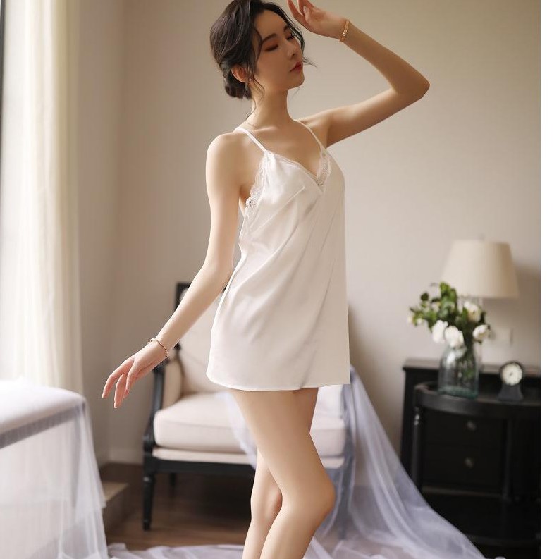 Váy ngủ ren quyến rũ siêu xinh phong cách Hàn Quốc hàng Quảng Châu Cao Cấp NA1368