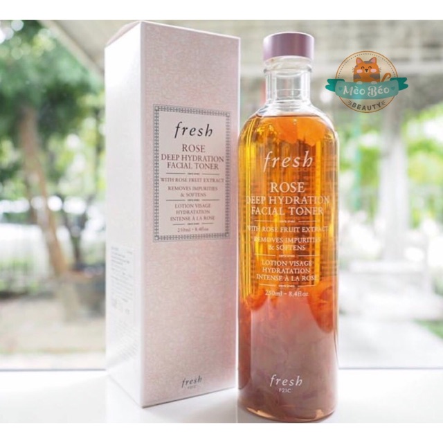 Nước Hoa Hồng Se Khít Lỗ Chân Lông Và Săn Chắc Da Fresh Rose Rose Deep Hydration Facial Toner