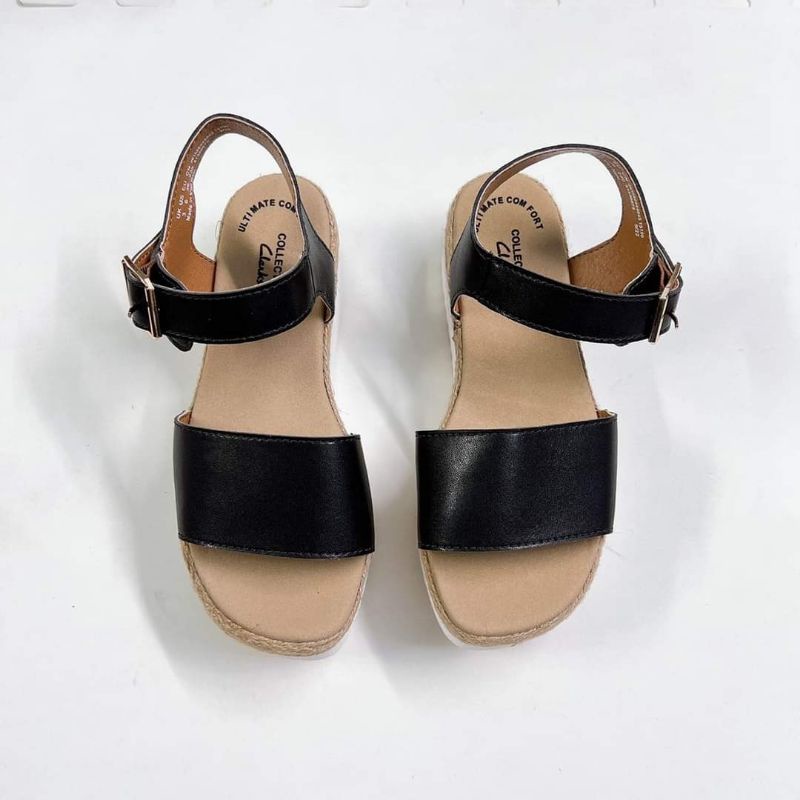 Sandal đế bằng Clarks nữ