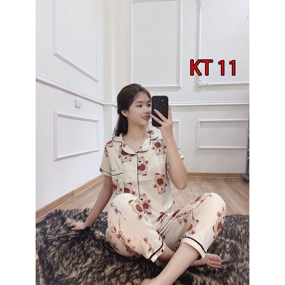 BỘ ĐỒ PIJAMA - VẢI KATE THÁI hàng 40-58kg