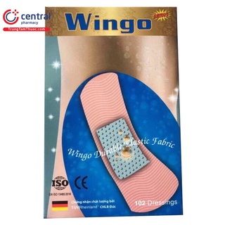Băng keo cá nhân Wingo hộp 102 miếng