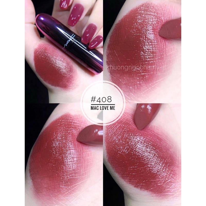 Son Mac Bated Breath 408 đỏ Mận Gia Cạnh Tranh