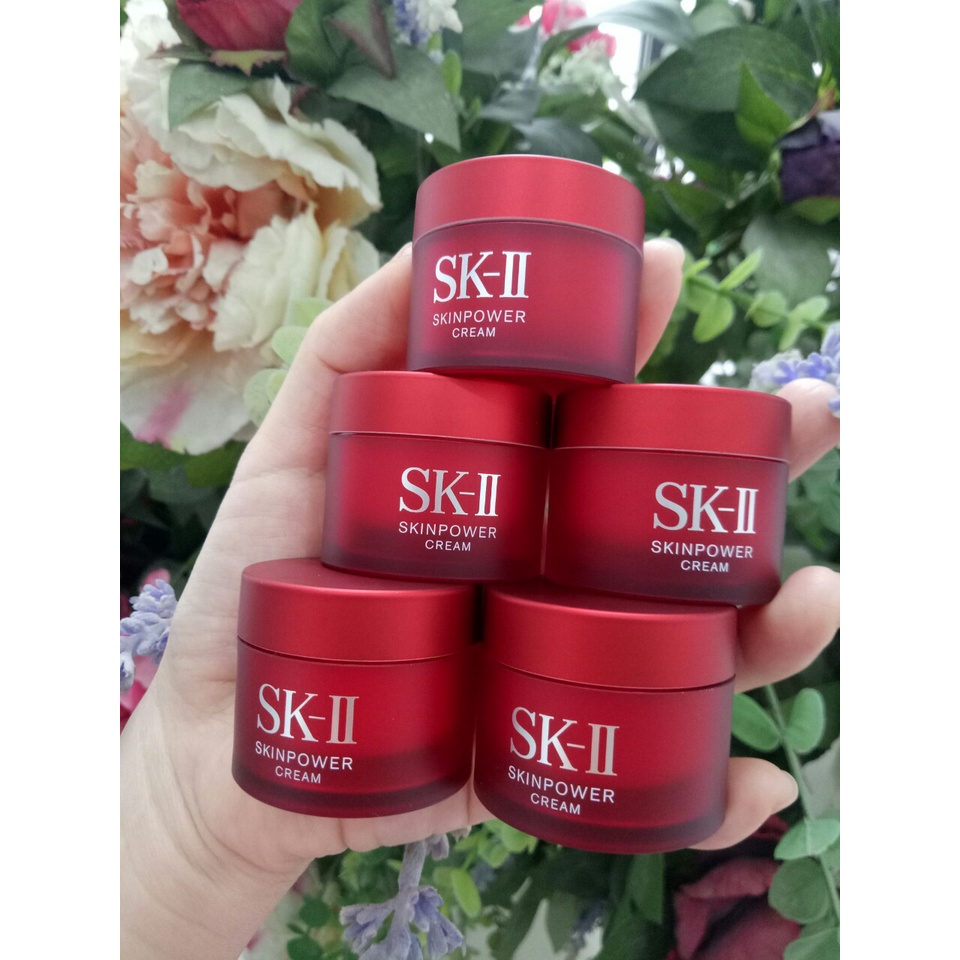 Kem dưỡng da chống lão hóa mẫu mới mini skii/ sk2/ sk-ii Skinpower cream 15g, hàng tách set chính hãng chẩn nội địa Nhật