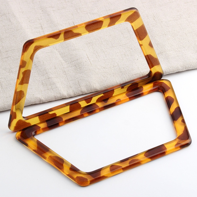 Tay Cầm Hình Thang Bằng Nhựa Resin Thay Thế Cho Túi Xách