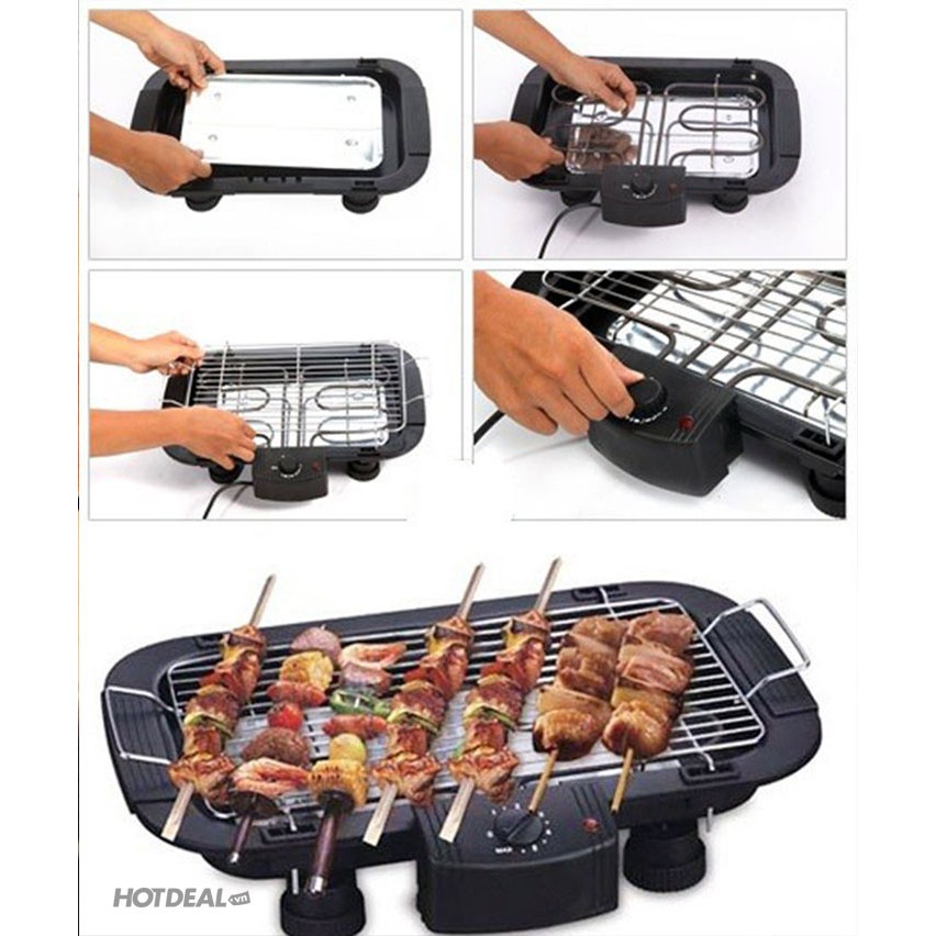 Bếp Nướng Điện Cao Cấp Electric Barbecue Grill HBK