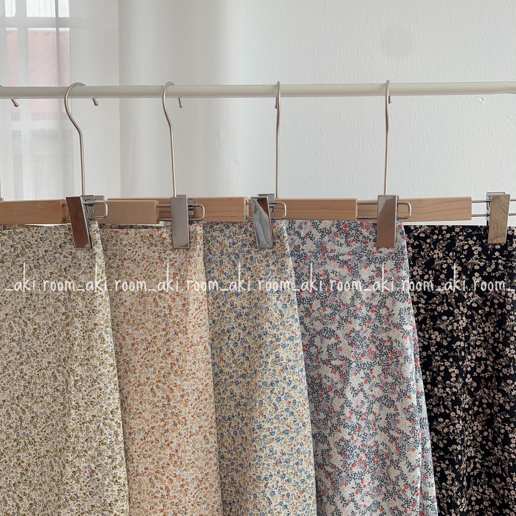 Chân váy hoa dài dáng A lưng chun 6068 | BigBuy360 - bigbuy360.vn