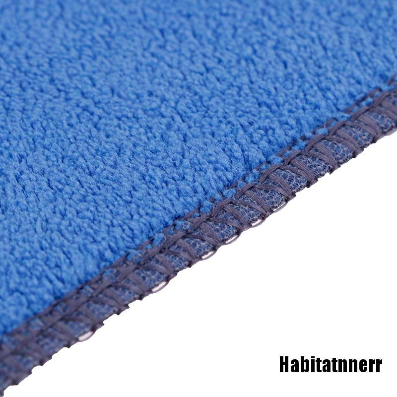 MICROFIBER Khăn Lau Xe Hơi / Nhà Bếp Chất Liệu Nhung San Hô Thấm Hút Tốt