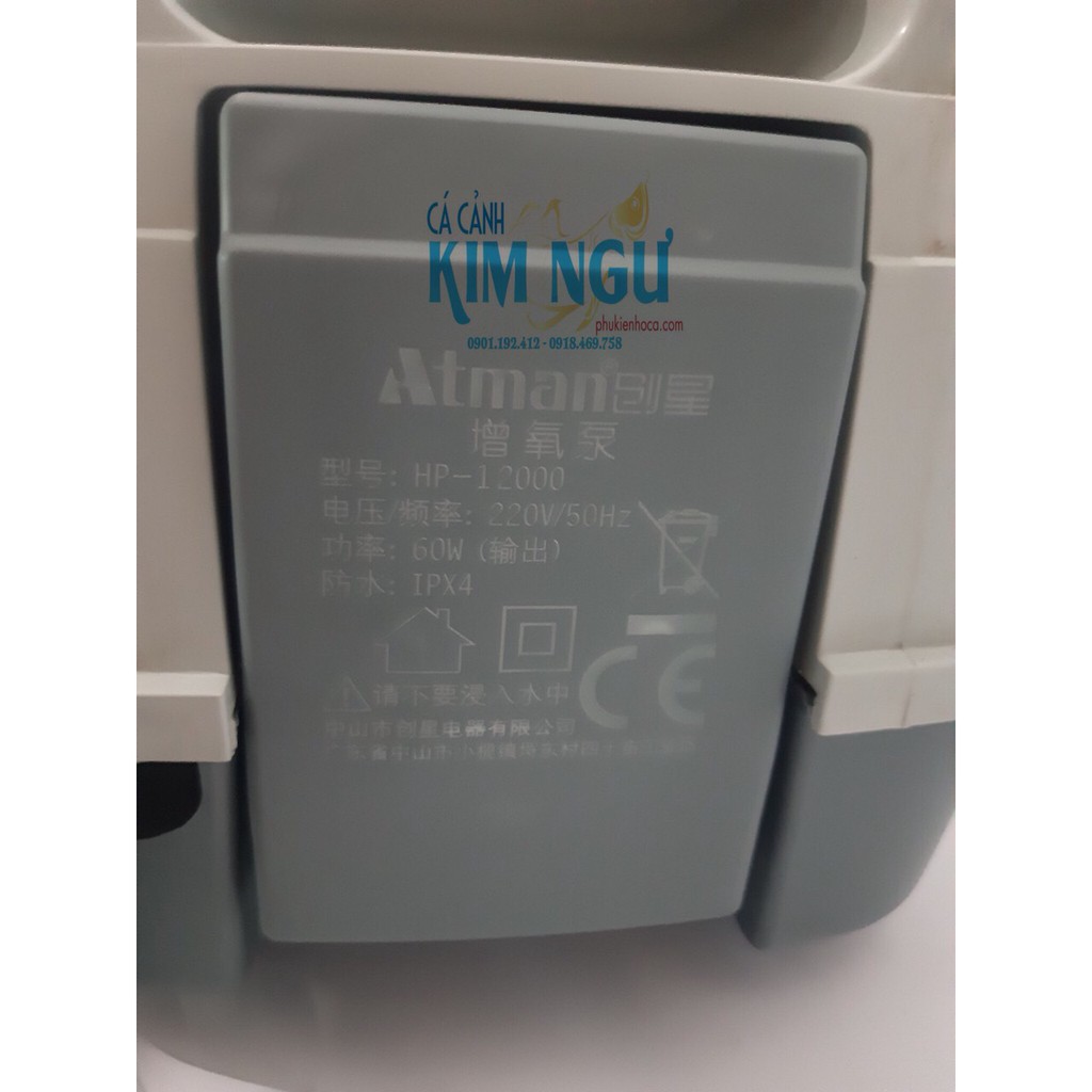 Sủi Oxy Hồ Cá ATMAN HP 12000