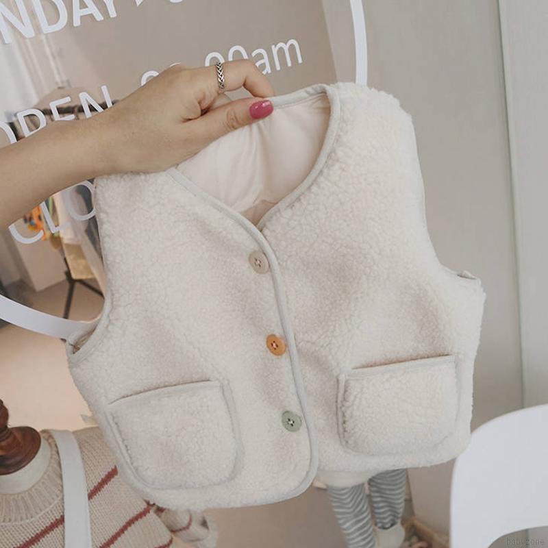 Áo Khoác Cardigan Không Tay Giữ Ấm Cho Bé