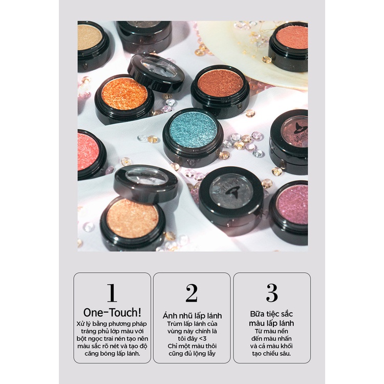 Nhũ Mắt Lấp Lánh Witch's Pouch Selfie Fix Pigment Shadow GomiMall