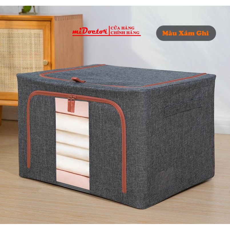 Túi Đựng Chăn Màn Khung Sắt Nhật Bản miDoctor Kích Thước Cỡ Tiêu Chuẩn Size L 50 x 40 x 30cm