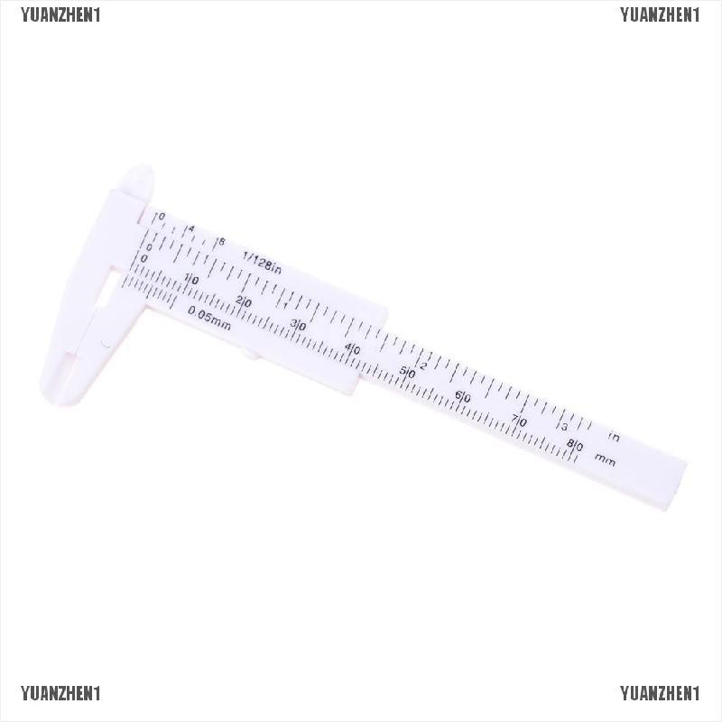 Thước Cặp Kẹp Vernier Bằng Nhựa Mini 80mm YUANZHEN1