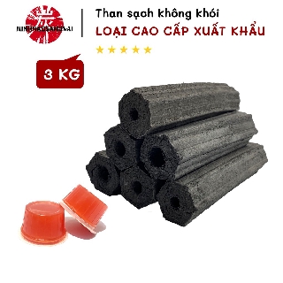 Hộp 3kg Than mùn cưa không khói loại A