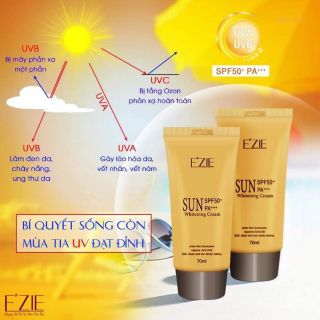 Kem chống nắng dưỡng da ezie Hàng chính hãng