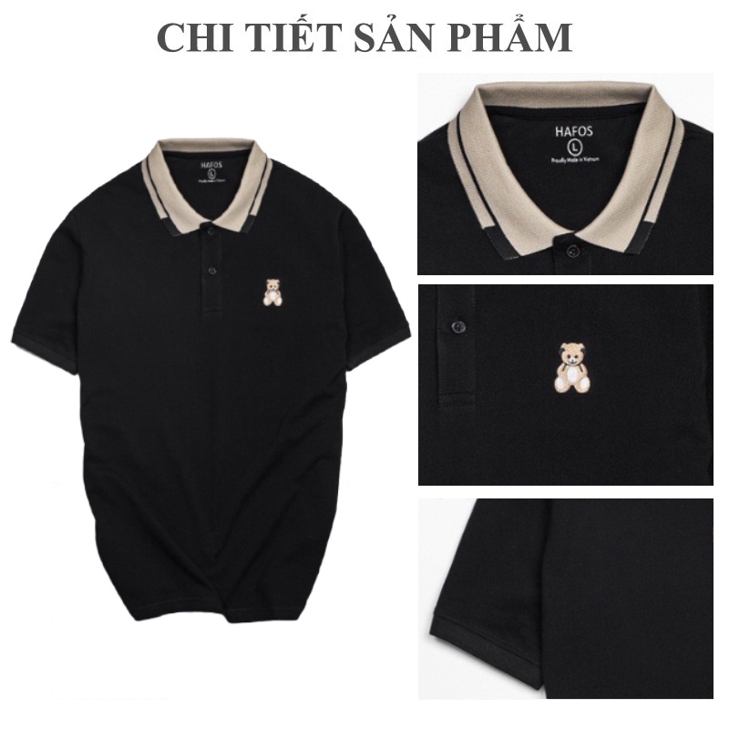 Áo Polo nam nữ TEDDY vải cotton form slimfit body đẹp cao cấp PL01 - Notiloyal
