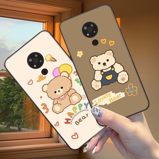Ốp lưng điện thoại Nokia 3.4 in hình gấu dễ thương