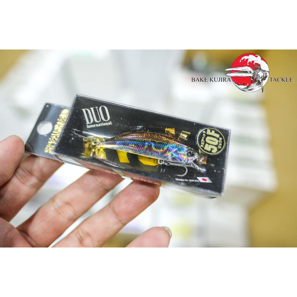 MỒI CÂU CÁ CHÍNH HÃNG DUO SPEARHEAD RYUKI 50F Length: 50mm Weight: 2.8g Type: Floating Range: 0.3 - 0.6m