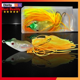 Mồi Giả Câu Cá Lóc, Cá Mú, Cá Trê, Cá Quả - Nhái Giả Câu Cá (Nhái Bi) + Lưỡi Câu Cá Cực Bén ( giá siêu rẻ )