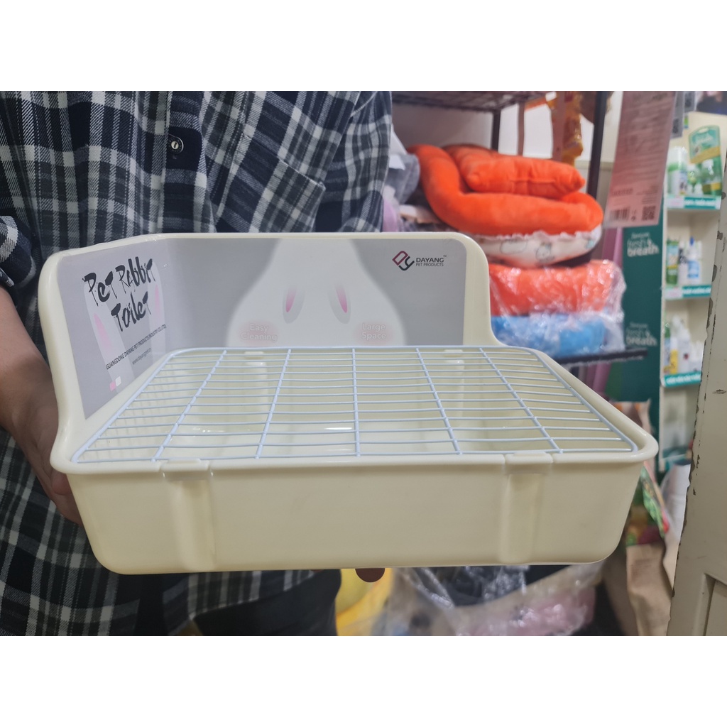 khay vệ sinh cho thú cưng nhỏ (thỏ, bọ ú, chó con, mèo con)
