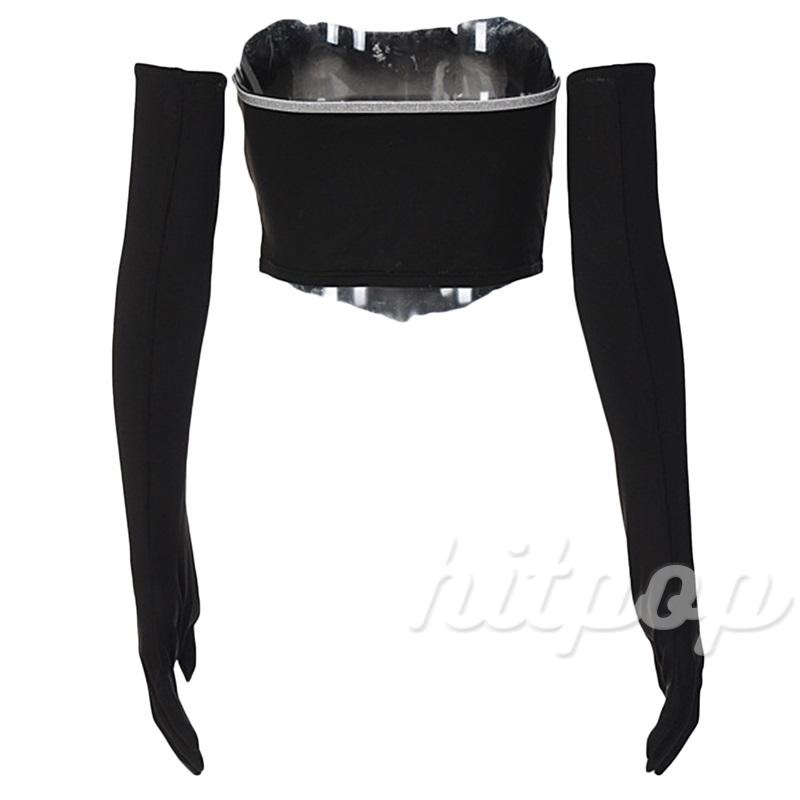 Áo thun lửng tay dài đính đá thời trang dành cho nữ
 | BigBuy360 - bigbuy360.vn