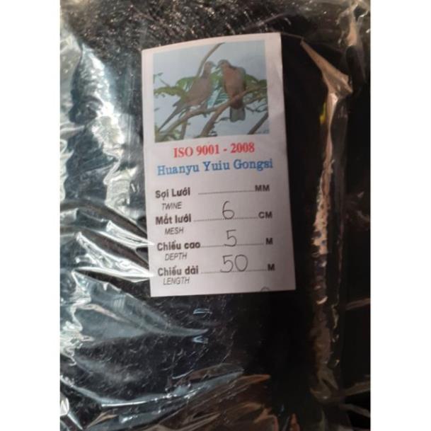 Lưới bẫy chim dài 50m cao 5m mắt 6cm