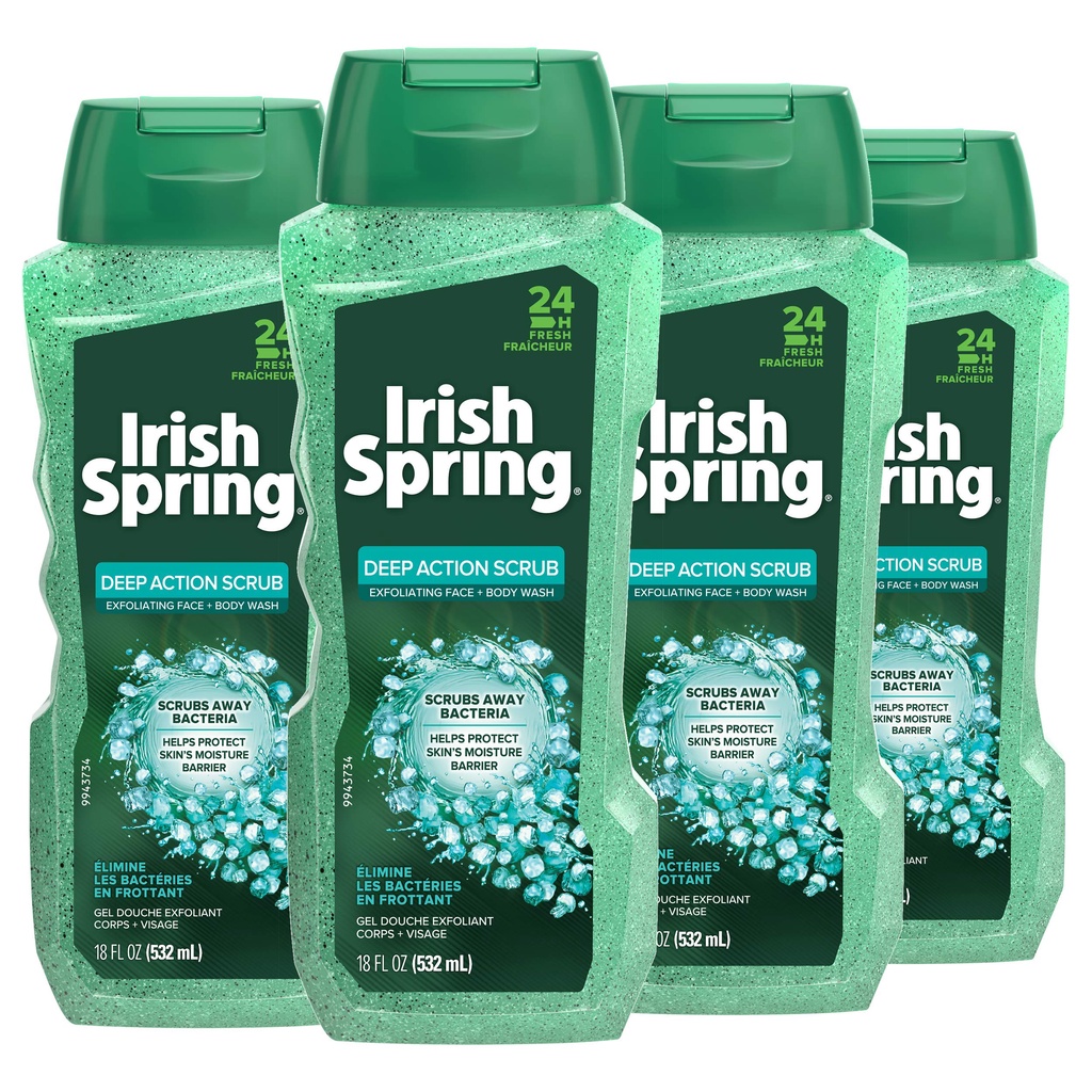 Sữa Tắm Gội Toàn Thân Cho Nam Irish Spring Original Body Wash 532ml