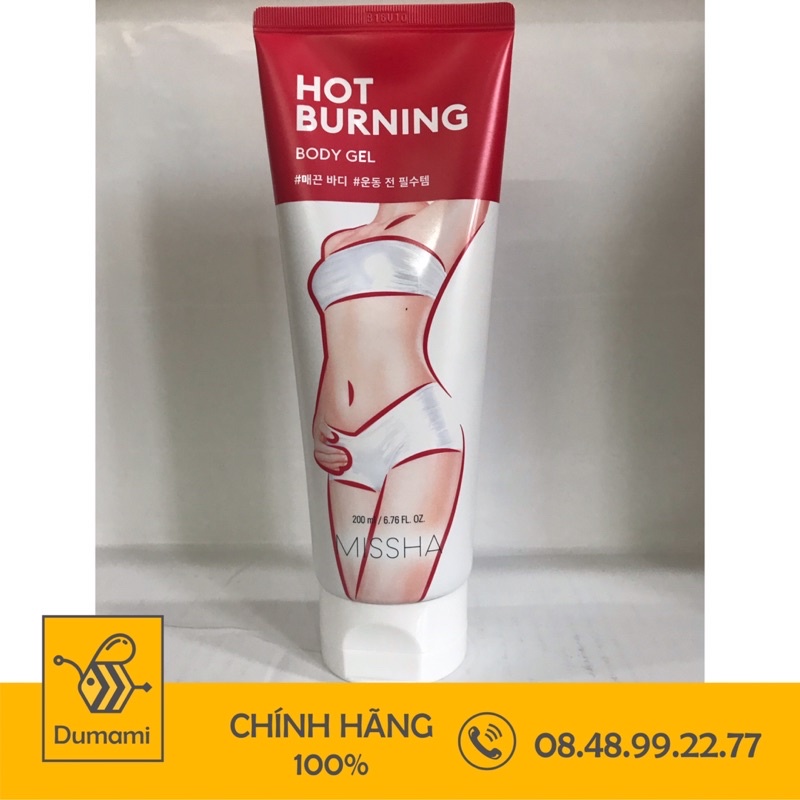 Gel Kem Đánh Tan Mỡ Bụng Đùi Missha Hot Burning Hàn Quốc