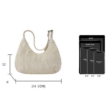 Túi Đeo Vai Bằng Vải Thiết Kế Phong Cách Hàn Quốc Thời Trang 2022 Dành Cho Nữ