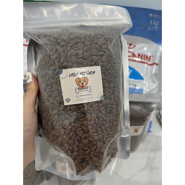 1KG Túi zíp thức ăn hạt cao cấp Royal Canin puppy mini cho chó con Pháp