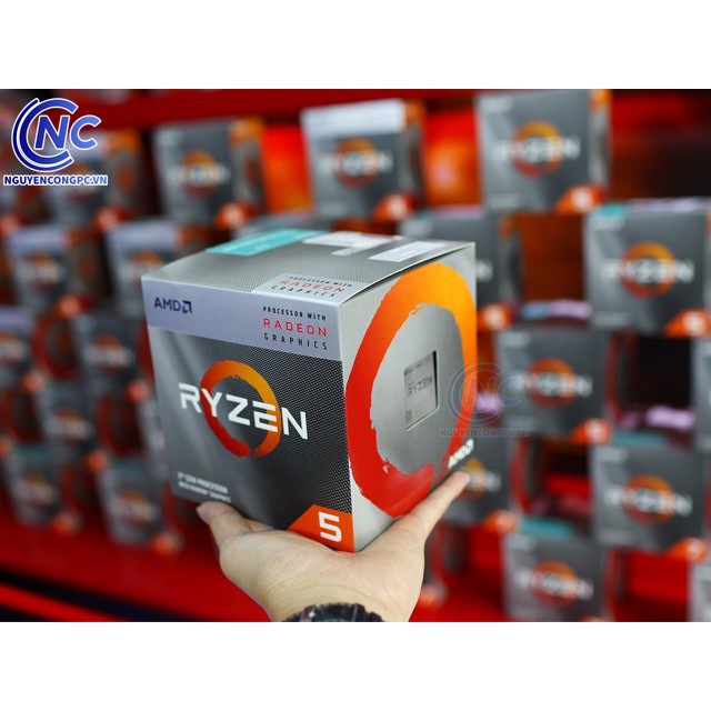 CPU AMD Ryzen 5 3400G (3.7 - 4.2Ghz / 4 core 8 thread / socket AM4)