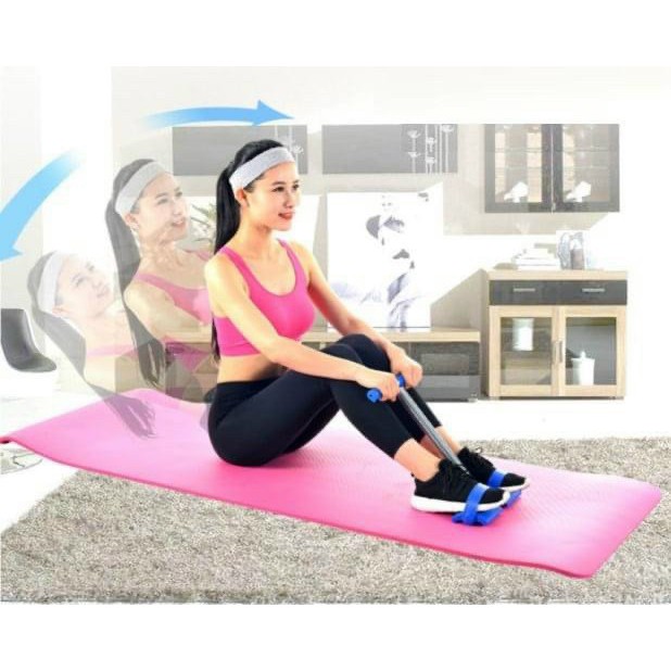 Dụng cụ tập gym cơ bụng, cơ vai, ngực dây kéo cao su co dãn tại nhà cho nam, nữ