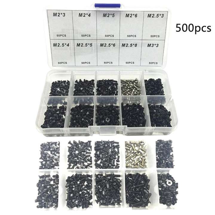 ốc vít M2 M2.3 M2.6 làm bằng thép carbon bền bỉ dùng để tự sửa chữa máy tinh xách tay máy tính mini - INTL-Sport1VN-198