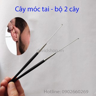 Cây móc tai combo 5 cây, 2 cây trong bộ dụng cụ ráy tai